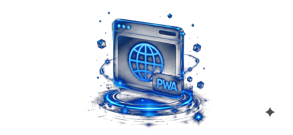 Progressive web app illustration